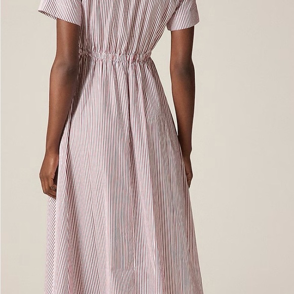 J.Crew Cerise shirt-dress in striped cotton poplin - Picture 2 of 6